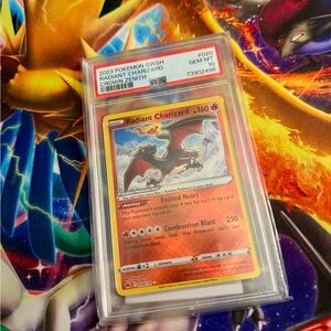 2023 POKEMON SWORD & SHIELD CROWN ZENITH #020 RADIANT CHARIZARD PSA 10